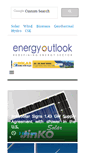 Mobile Screenshot of energyoutlook.net