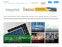 Tablet Screenshot of energyoutlook.net